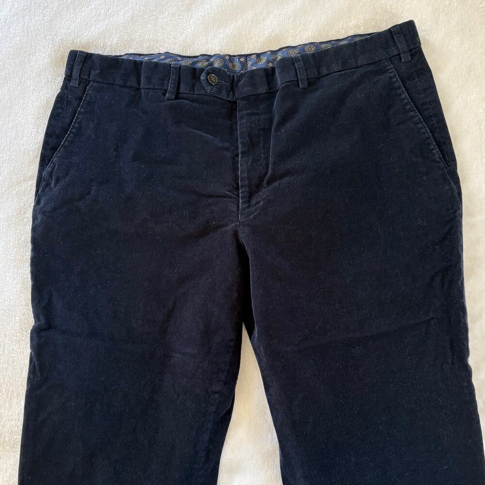 Lauren Ralph Lauren Corduroy Chino Pants Men’s 38x28.5 Dark Navy Blue Pinwale